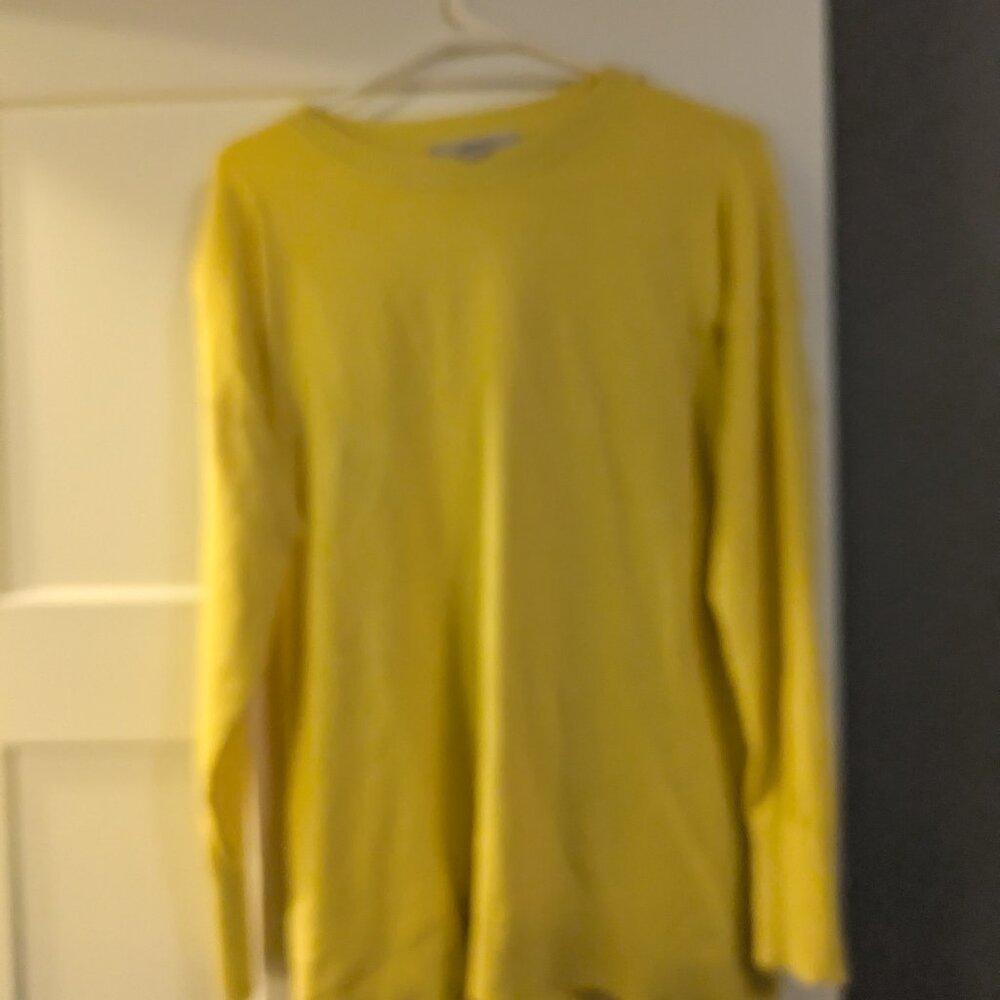 Loft large yellow sweater